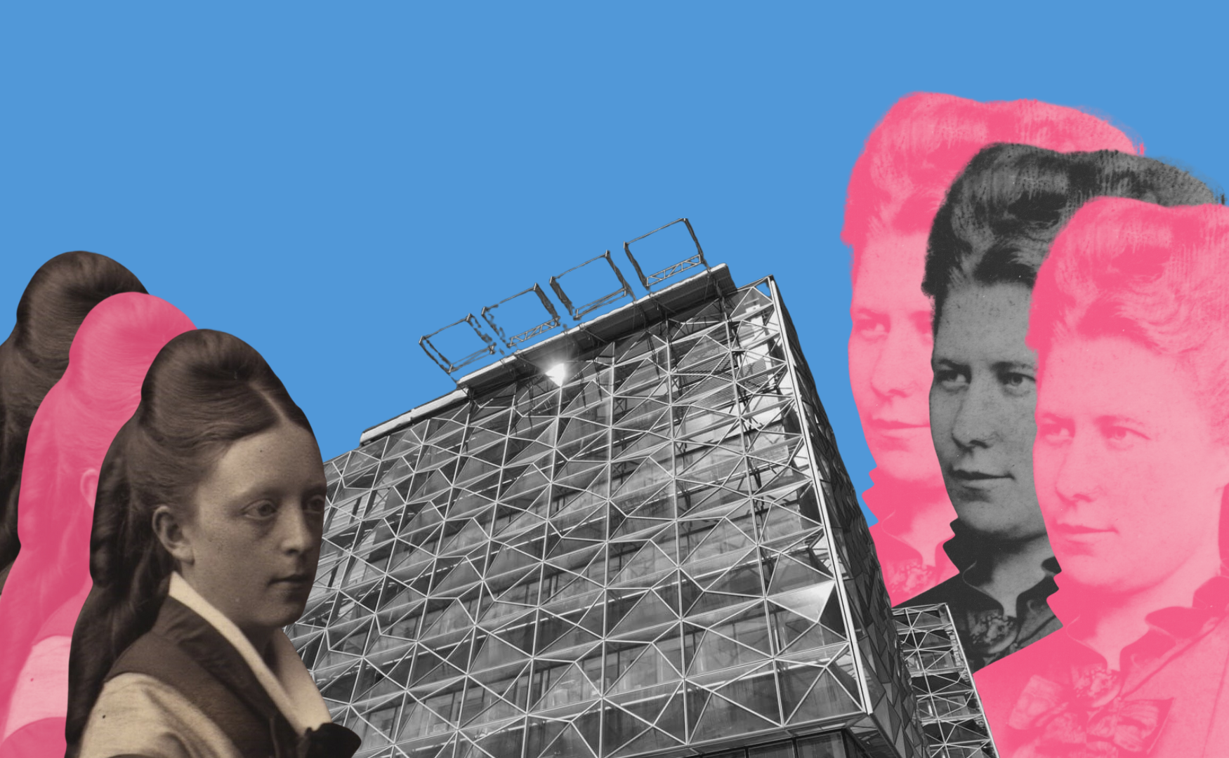 Marie Gleerup (tv.), Niels Bohr Bygningen og Nielsine Nielsen (th.) var på hver deres måde med til at præge året der gik på KU.