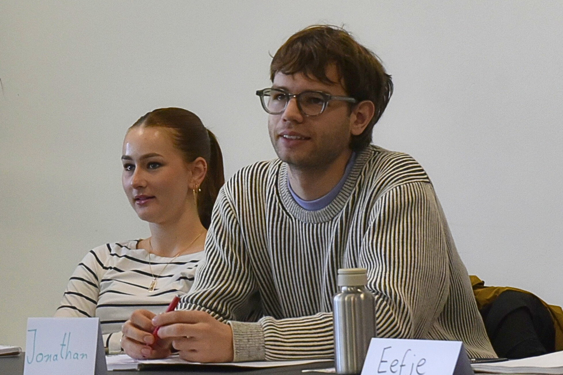 Gennem kurset har udvekslingsstuderende Jonathan Pioch allerede fået nye venner.